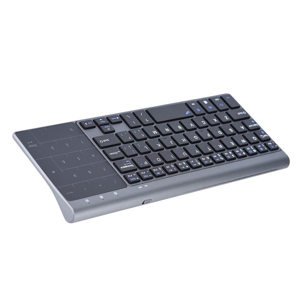 Portable Slim 2.4Ghz Wireless Keyboard Handheld with Touchpad for PC Notebook TV Box