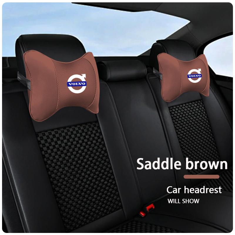 AABBM1 Car Seat Headrest Neck Pillow For Volvo XC40 XC60 V60 V40 XC90 V50 S60 V70 S90 Olestar AWD Head Support Car Interior Accessories