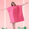 Hooded Swimming Dry Towels Absorbent Beach Poncho Towels Quick-drying Swimming Towels  Home