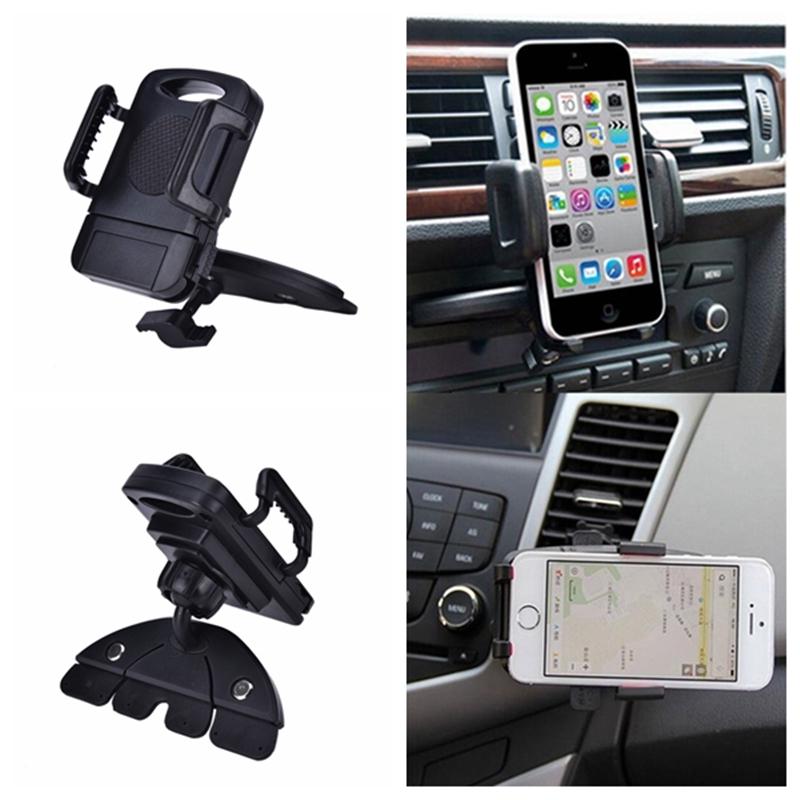 Универсальный автомобильный держатель для телефона с CD-слотом, подставка для мобильных телефонов iPhone Samsung