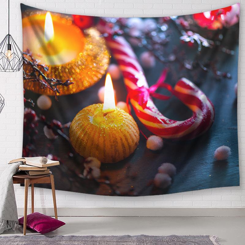 Рождественский гобелен в европейской и американской рождественской серии, гобелен для гостиной, спальни, скатерть