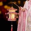 Paper Middle Autumn Festival Lantern 3D Ancient Style Handheld Lantern  Decoration