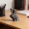 Украшения 'Мыслитель' 3D-печать Скандинавский стиль Статуэтка Компактная Современное искусство Фигурка Острые грани Настольная Книжная полка Скульптура