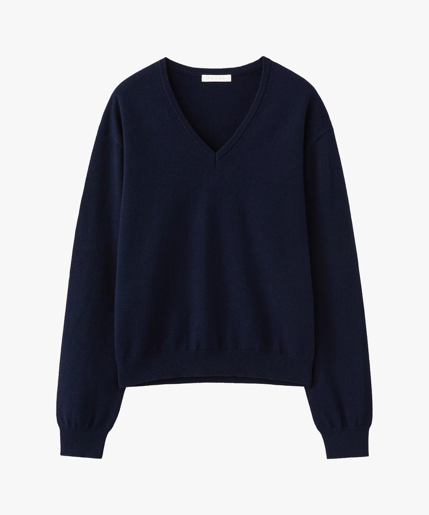 SUARE WOMEN Cotton Cashmere V-Neck Knit - 4 Colors