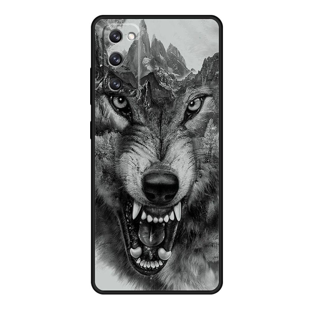 Для Samsung S10 S10e S21 Plus S7 S22 Ultra 5G S20 FE 2022 S8 S9 телефон Funda Beast Lion Wolf смартфон