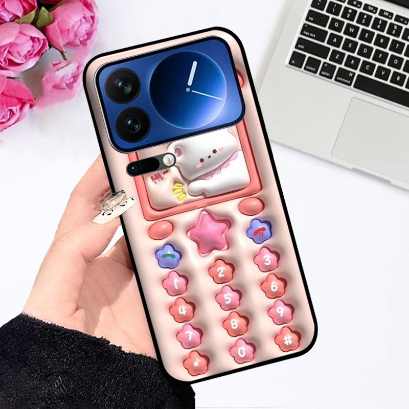 Силиконовый чехол для Xiaomi 17Pro/17 Pro Max, противоударная задняя крышка телефона, милые расписные Fundas для Xiaomi17 Pro Max, мягкий ТПУ корпус