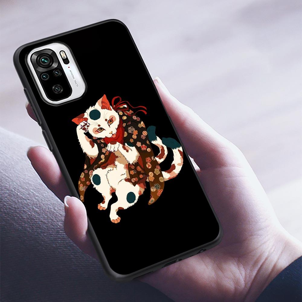 Силиконовый чехол для телефона Myth Legend Art Cat Fox Fish для Xiaomi Redmi Note 9 9T 10 10s 11 11s 11E 8 7 Poco M3 M4 Pro 5G