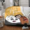 Custom Name Bears Parade Party Blanket For Couch Bed Plush Cozy Fuzzy Blanket Super Soft Warm Blankets For Fall And Winter 091656