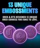 Печенье OREO со вкусом Хотток, коллаборация с BTS, 100 г, 4 упаковки