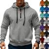 Men's Fleece Hoodie Casual Long Sleeve 1/4 Zipper Pullover Sweatshirts