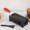 Wooden Handle Cheese Melter Pan Stainless Steel Cheese Fondue Set Non-Stick Cheese Pan  Camping