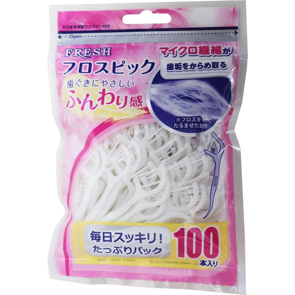 Dental Pro Fresh Floss Pick 100 pieces Soft units (x 1)