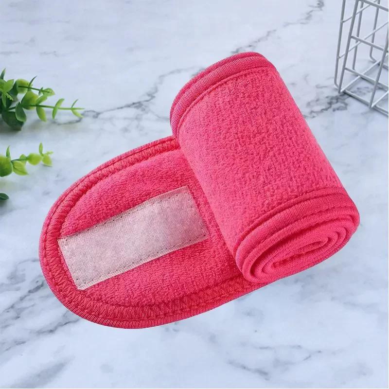 Регулируемая повязка на голову, широкая повязка для волос, йога, спа, ванна, душ, макияж, мытье лица, косметическая повязка на голову для женщин, женские аксессуары для макияжа