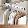 Punch-Free Folding Clothes Drying Rack for Indoor & Balcony Use