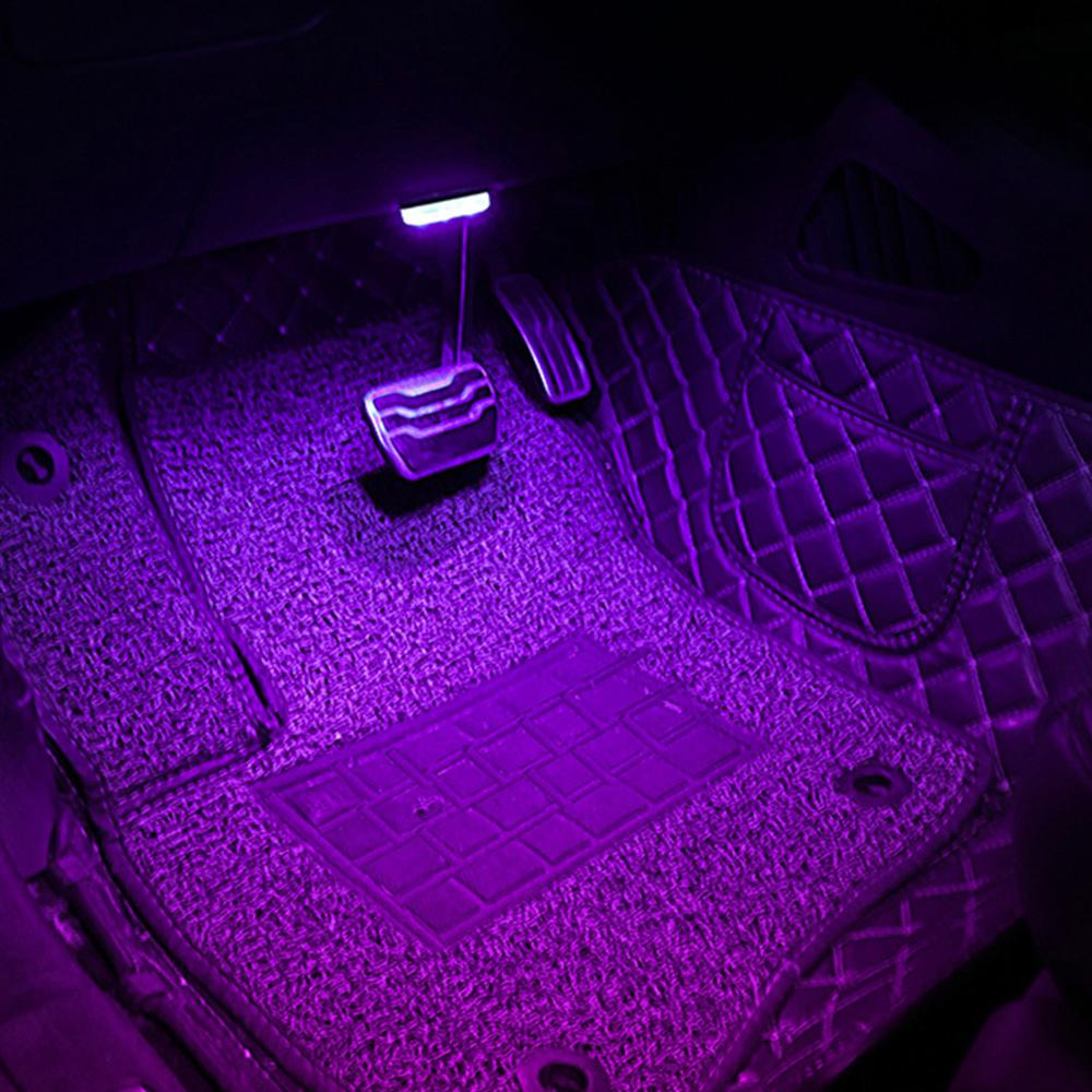 5V Автомобильный свет салона Finger Touch Sensor Switch Auto Roof Потолочная лампа для чтения USB Charge Светодиодные атмосферные огни Открытая дверь автомобиля Сигнальная лампа 6 цветов