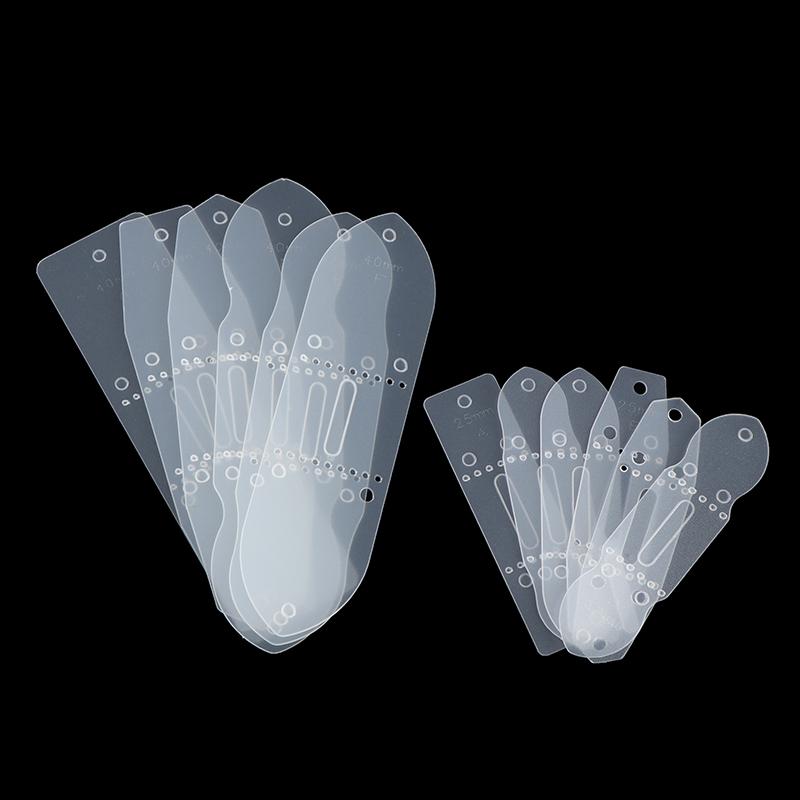 6 шт./компл. кожаный ремень из ПВХ с пряжкой, шаблоны для штамповки, трафаретный инструмент