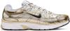 Nike W P-6000 Белое Золото Черный Женские Беговые Кроссовки Ретро Кроссовки IF1787-100 Размер 27,5 см US W 10,5 Импорт из Японии Оригинальные