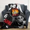 Scarface Movie Poster Collage Flannel Blanket Super Soft Warm Cozy Blanket For Sofa Bed Office Travel Allseason Home Decor Gift