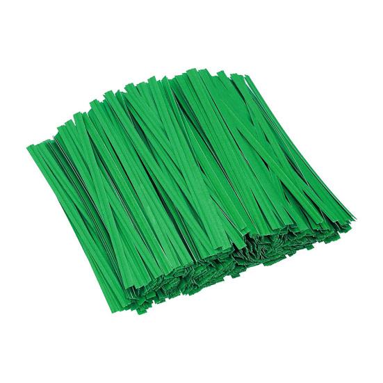 1000 шт. крафт-бумага стяжек-перевязок многоразового использования с проволочным сердечником гибкие кабельные стяжки для упаковки хлеба торта конфет праздничные сувениры