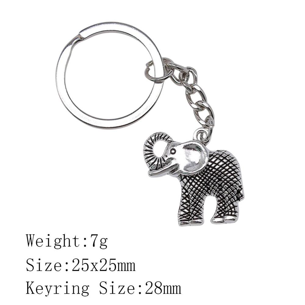 Wedding Anniversary Men Keychain Elephant Key Ring Women's Clothing Chains For Boys