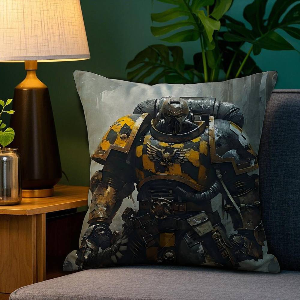 Игровая наволочка для подушки Диван Гостиная Спальня Двусторонняя печать W-Warhammer-S Квадратная подушка Наволочка для подушки для сна