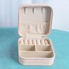 Jewelry Mini Storage Box Earrings Rings Organizer with Soft Lining Large Capacity Compact Design Portable Storage Display Case