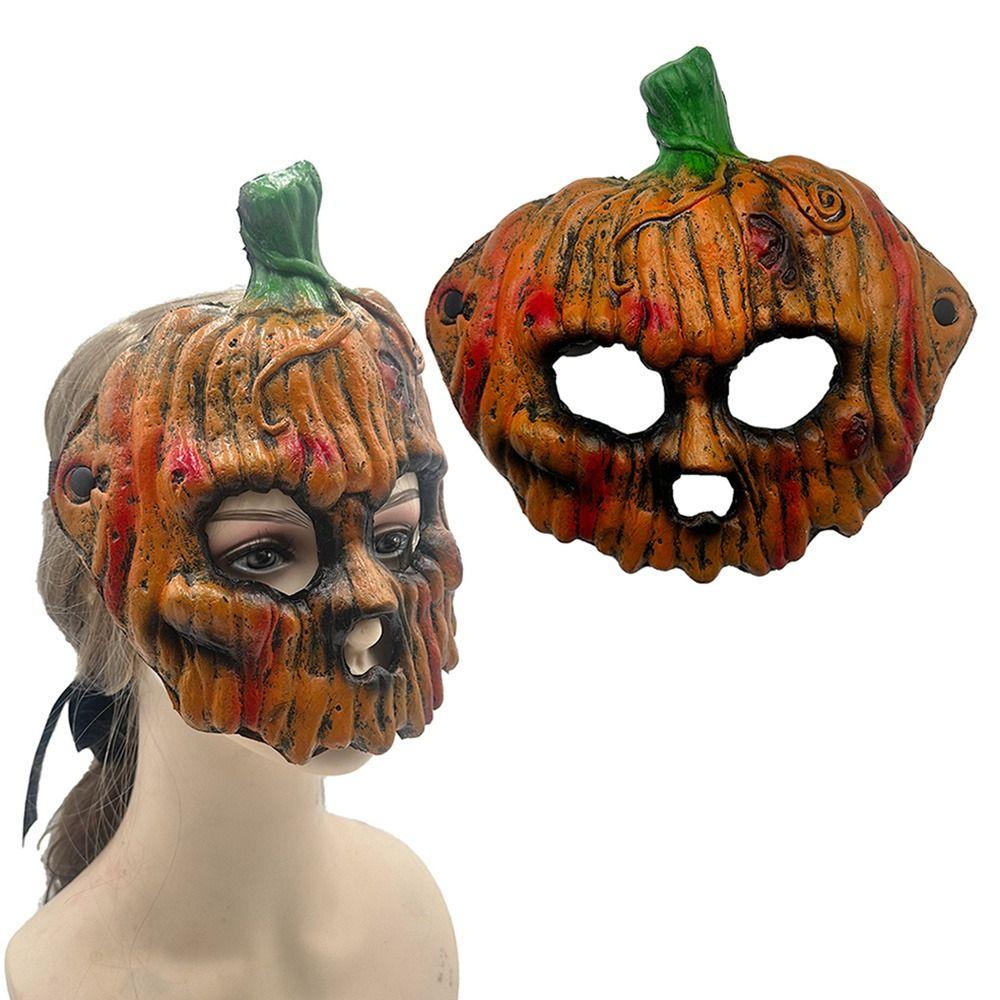 3D Halloween Cosplay Mask Creativity Half Face Mask Halloween Pumpkin Mask Carnival Party