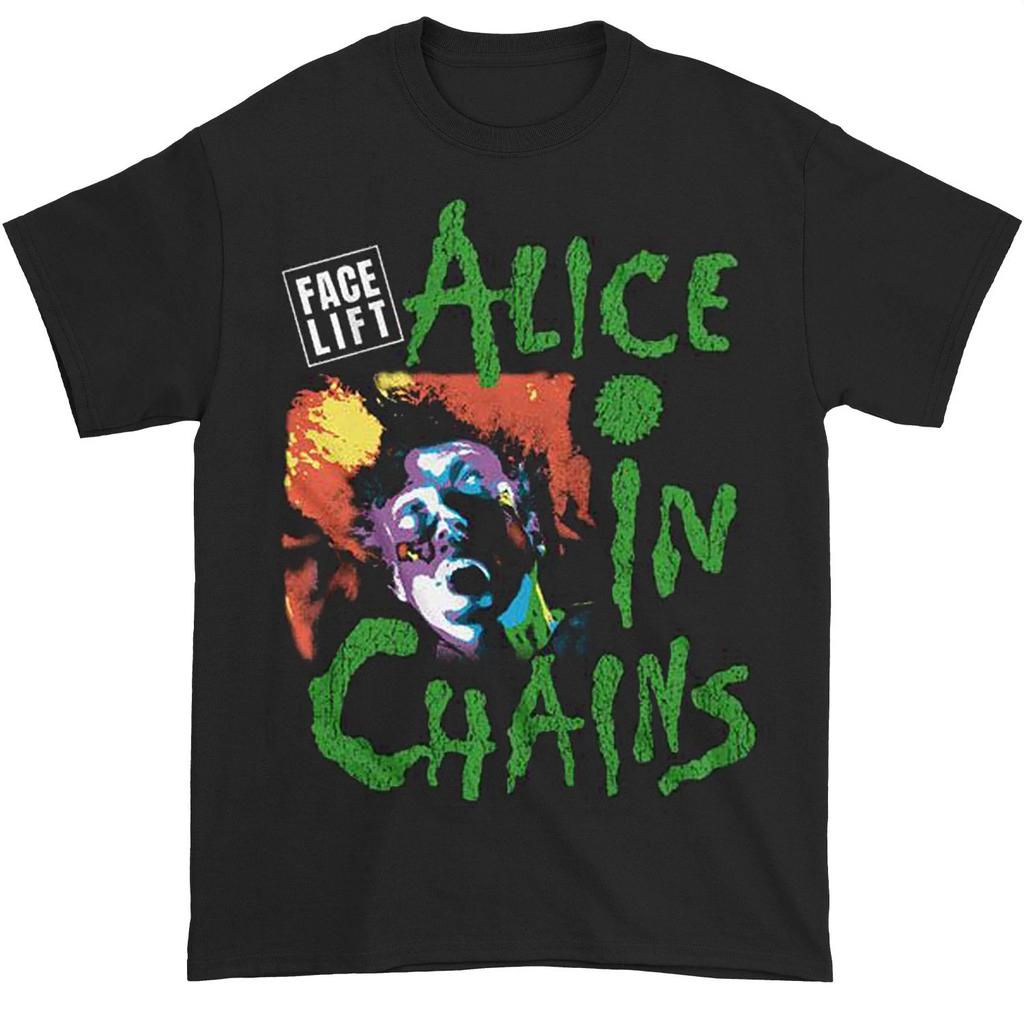 Men's Alice In Chains Alice In Chains Facelift Tour 91 T-shirt Small Black