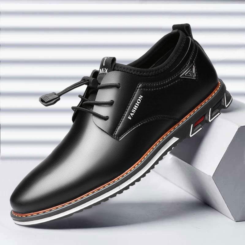 Men's Fashion Casual Leather Shoes Business Suit British Style Casual Shoes