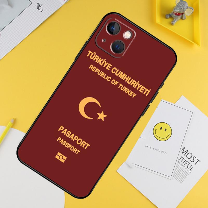 Чехол для телефона с флагом Турции для iPhone 15 Pro 16 Pro 13 12 Mini 11 14 Pro Max XR 16 15 Plus 16e Чехол Coque