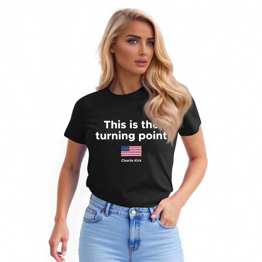 Women's Casual Daily Printed Top Round Neck T-shirt