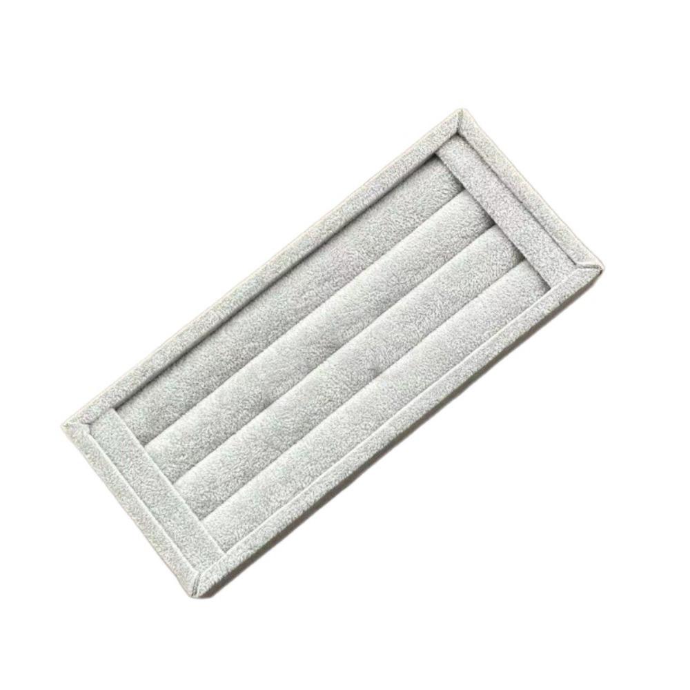 Mini Rings Earrings Organizer PU Velvet Jewelry Display Holder Jewelry Storage Pallet Nightstand