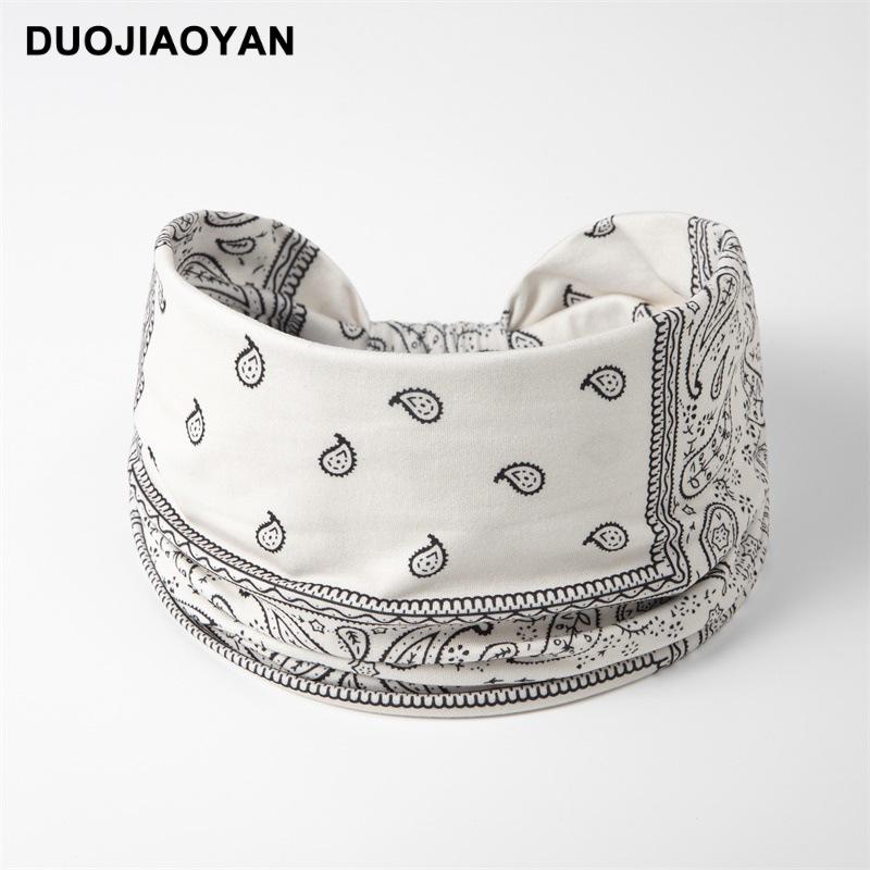 Эластичная повязка на голову для йоги с узлом пейсли – Европейский и американский стиль