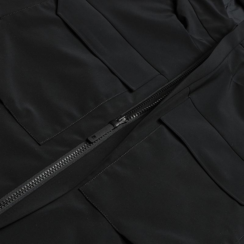 FILA MILANO Jackets Men's Jet Black Hooded Moderate Workwear F11M615708FBK