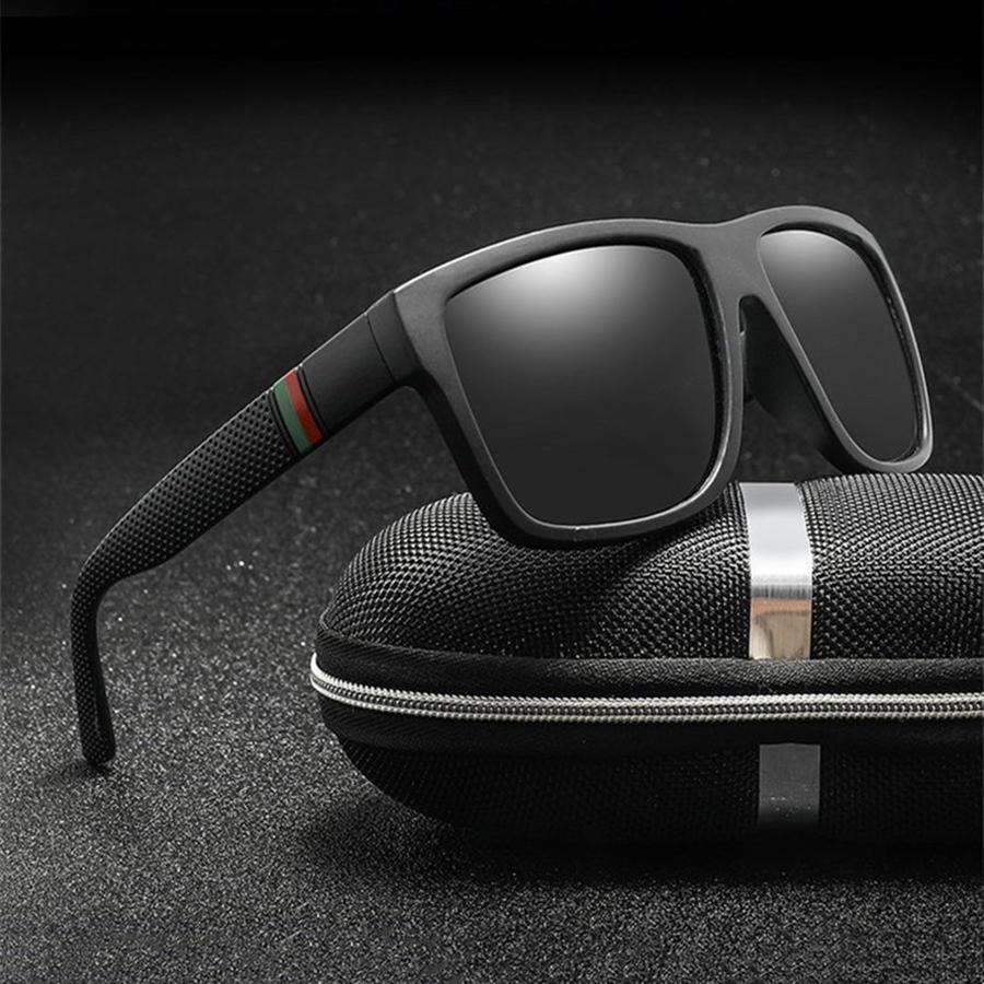 Модные мужские солнцезащитные очки, квадратные пластиковые уличные зеркальные очки, классические женские солнцезащитные очки для вождения, неполяризованный модный аксессуар