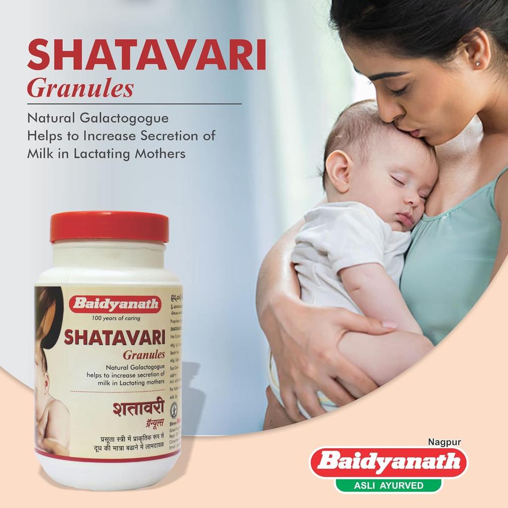 Baidyanath Asli Ayurved Shatavari Granules For Women 200GX Pack Of 2 Natural Wellness Supplement