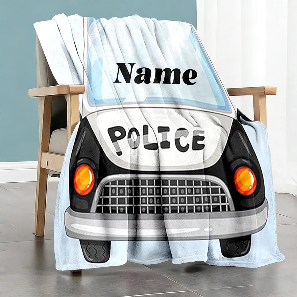 Car Personalized Text Blanket Cozy Customizable Blanket Soft Warm Cozy Throw For Couch Chair Bed Seaside Four Seasons Multipurpose