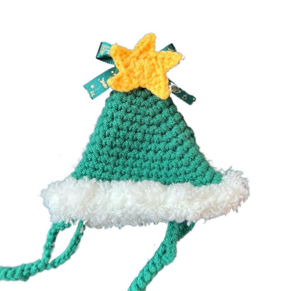 Регулируемый вязаный шарф для домашних животных, банданы для собак из мультфильмов, милые вязаные ошейники для кошек, товары для животных