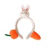 Animal Vegetable Headband Cartoon Frog Plush Hairband Kawaii   Performance