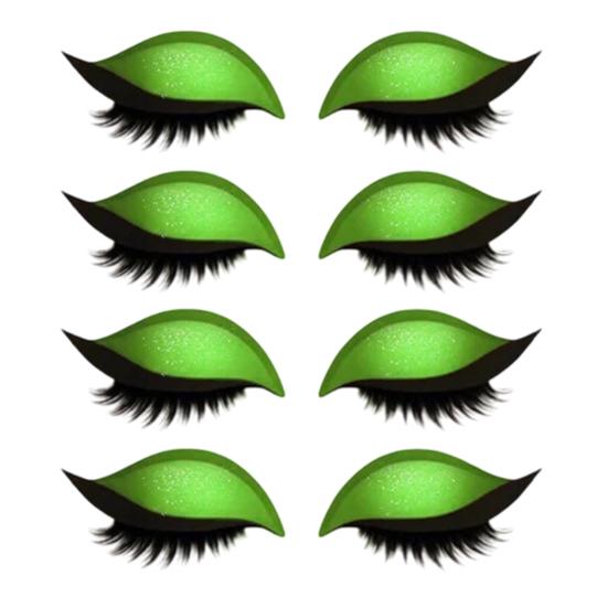 1/2/3/4/5 Lazy Stickers Eye Shadow Eyelash Pairs Reusable Eye Makeup Stickers