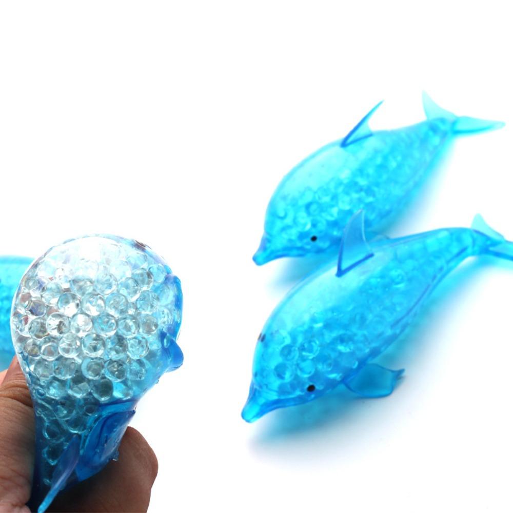 Stretchy Dolphin Squeeze Ball Blue Sea Animal Squeeze Toys Durable Shark Stress Balls  Adults