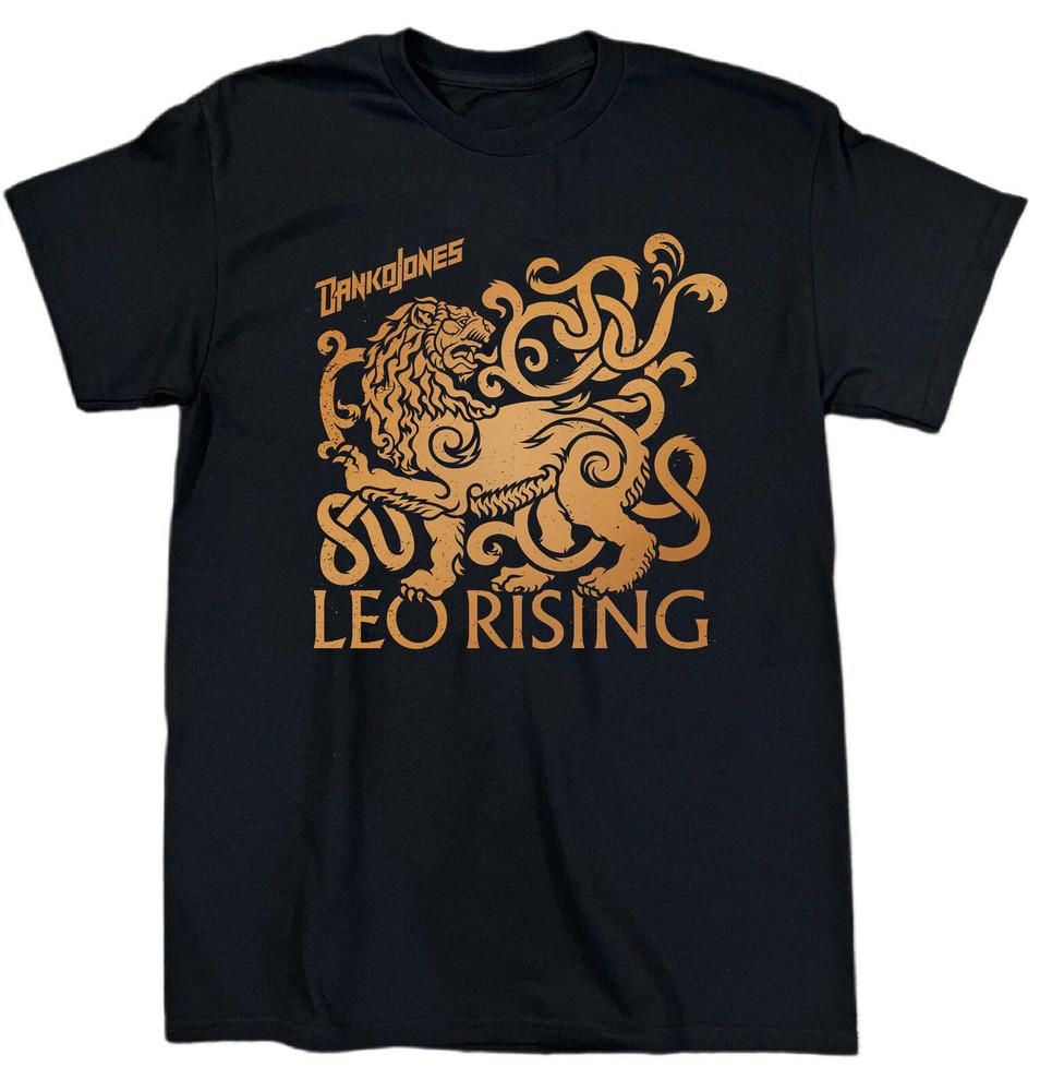 НОВЫЙ Danko Jones Leo Rising Хлопковая черная футболка S-5XL BT663 Унисекс футболка