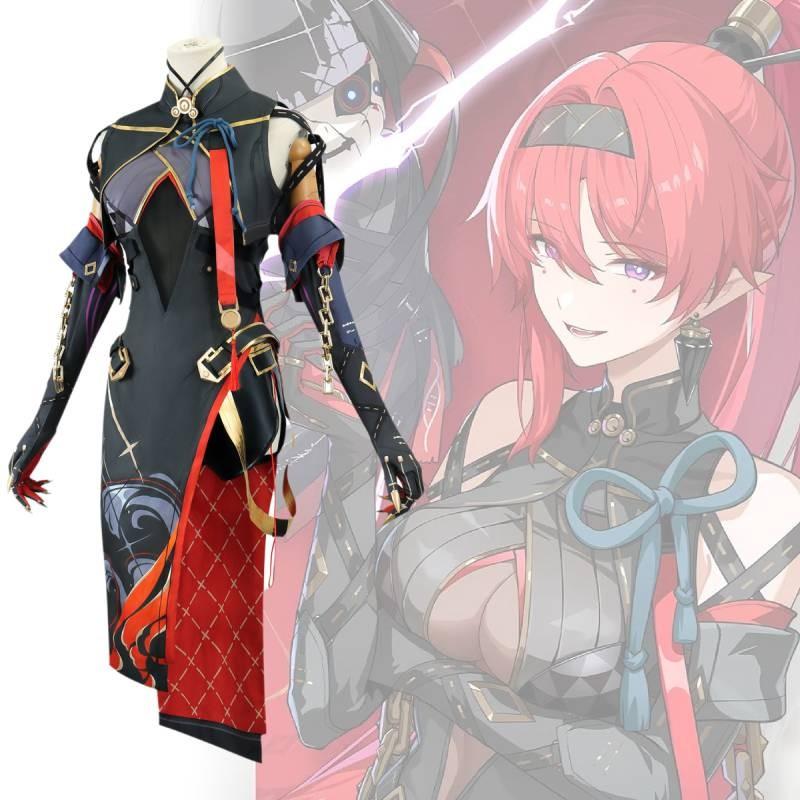 Грозовые Иньлиньские Волны Одежда Косплей Мультяшный Игровой Костюм для Вечеринки Шоу