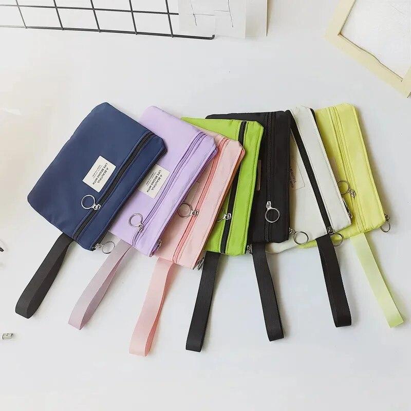 Женский парусиновый кошелек для монет, мини-кошельки для ключей, сумка для девочек, детей, милый маленький кошелек на молнии, держатель для карт, кошелек, сумка