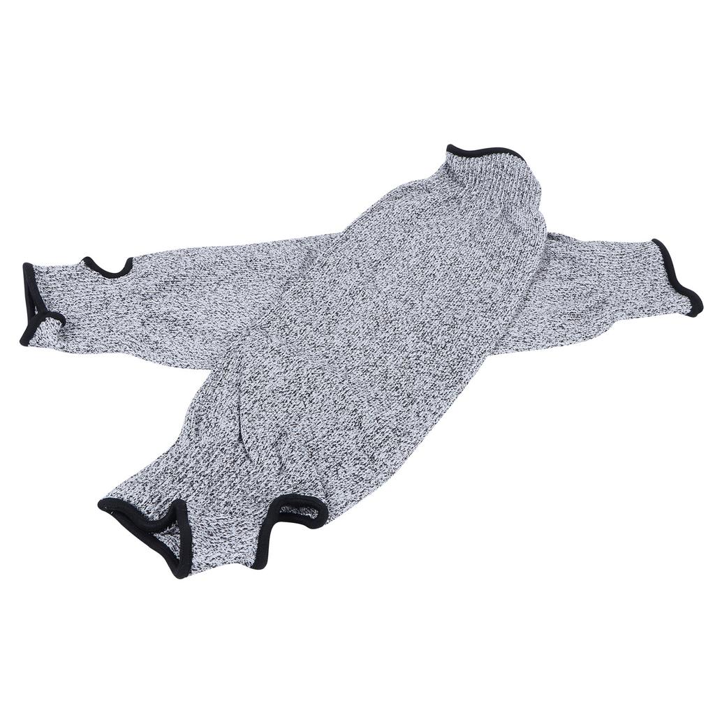 1 Pair 45cm Arm Protection Sleeve 5 Protection Grade Cut Resistant Safety Arm Guard for Garden