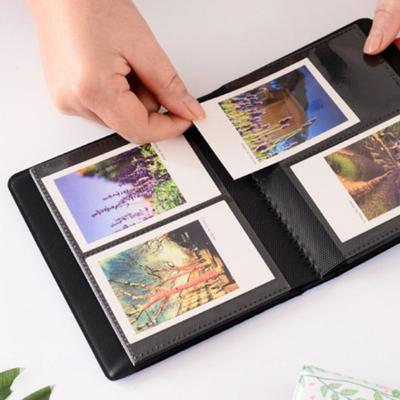 Ретро 3 дюйма 64 карманный фотоальбом мини мгновенный альбом Polaroid фотоальбом чехол для хранения фотографий Fuji Instax Mini 9/8/70/7s