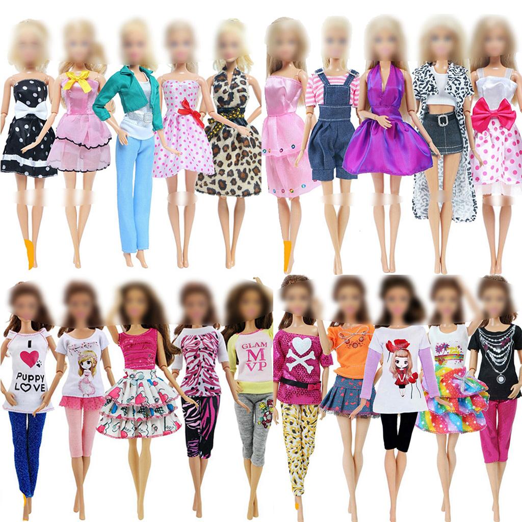 1/6 Наряд для куклы Модная девушка Мини-платье Юбка Платье Брюки Одежда для куклы 30 см 11,5 дюйма Подарочный набор Игрушка для девочки