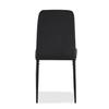 MAVERIK Velvet upholstered velvet chair, black