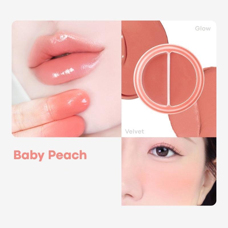 Tonymoly Румяна для щек и губ в виде бальзама-дуэта 4,8 г