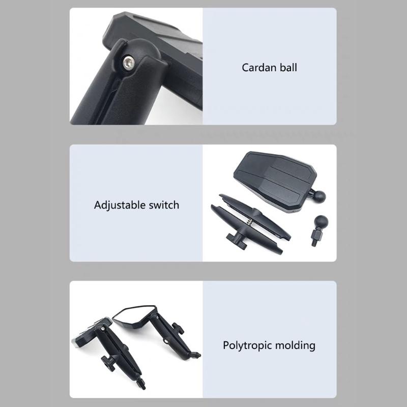 Складные зеркала для внедорожников Westwind, регулируемые по углу наклона зеркала заднего вида на руле, аксессуары для квадроциклов